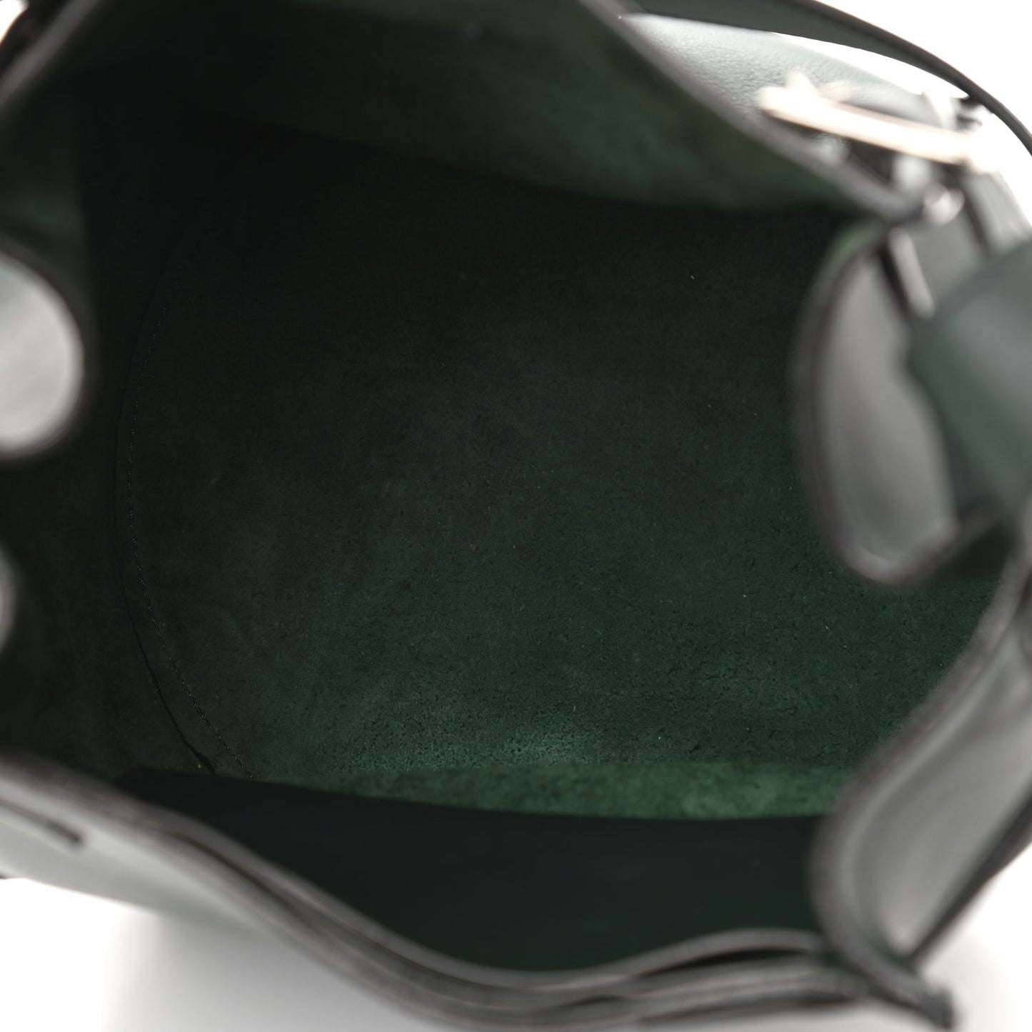Smooth Calfskin Long Strap Big Bucket Bag Amazone