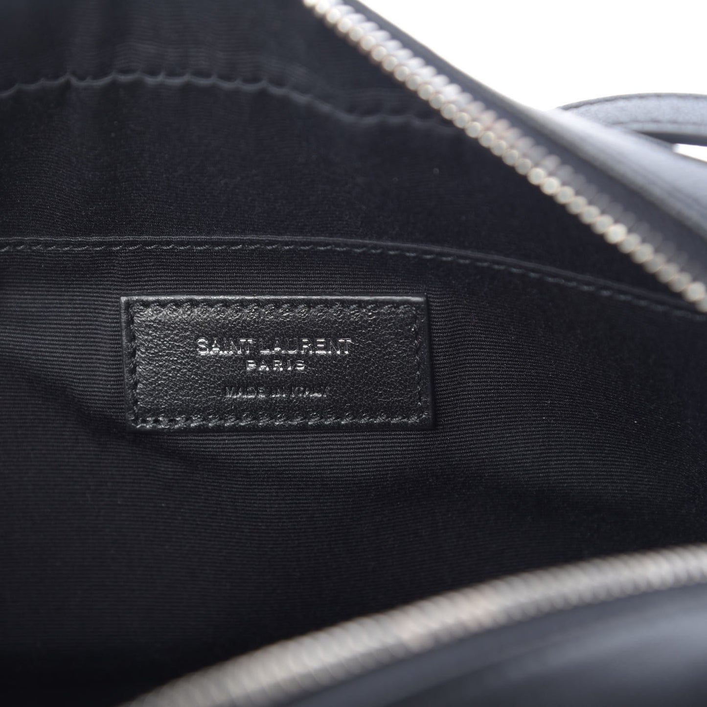 Linen Canvas Monogram Lou Camera Bag Black