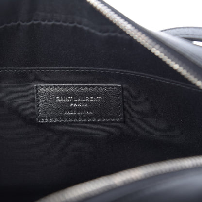 Saint Laurent Linen Canvas Monogram Lou Camera Bag Black 6 of 10