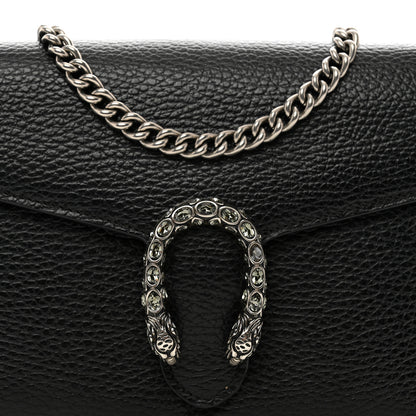 Gucci Calfskin Mini Dionysus Chain Wallet Black 5 of 13
