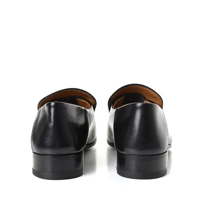 Gucci Goatskin Mens Horsebit Loafers 7.5 Black 7 of 10