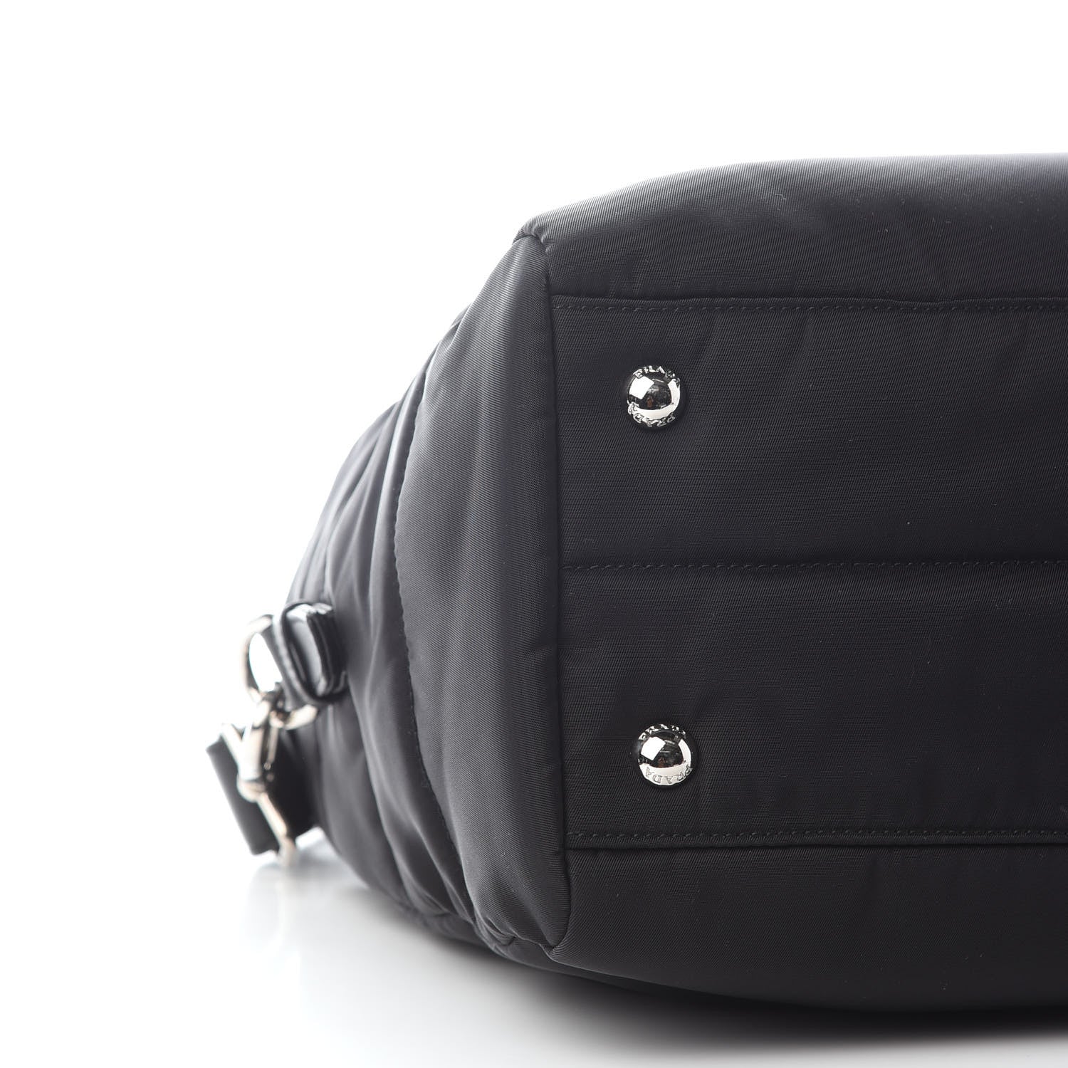Prada Tessuto Nylon Bomber Tote Black 6 of 7