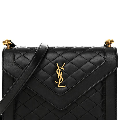Saint Laurent Lambskin Quilted Mini Gaby Satchel Black 8 of 15