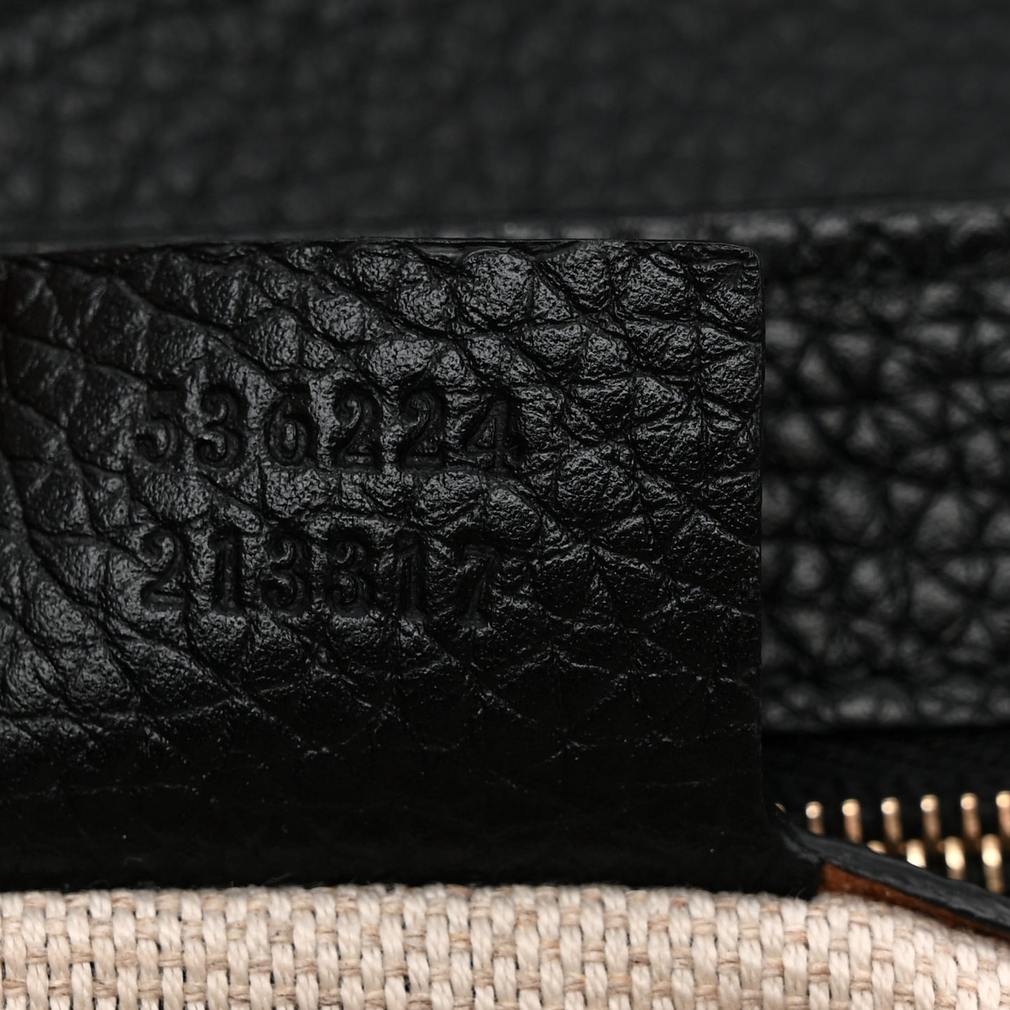 Pebbled Calfskin Medium Soho Flap Crossbody Black
