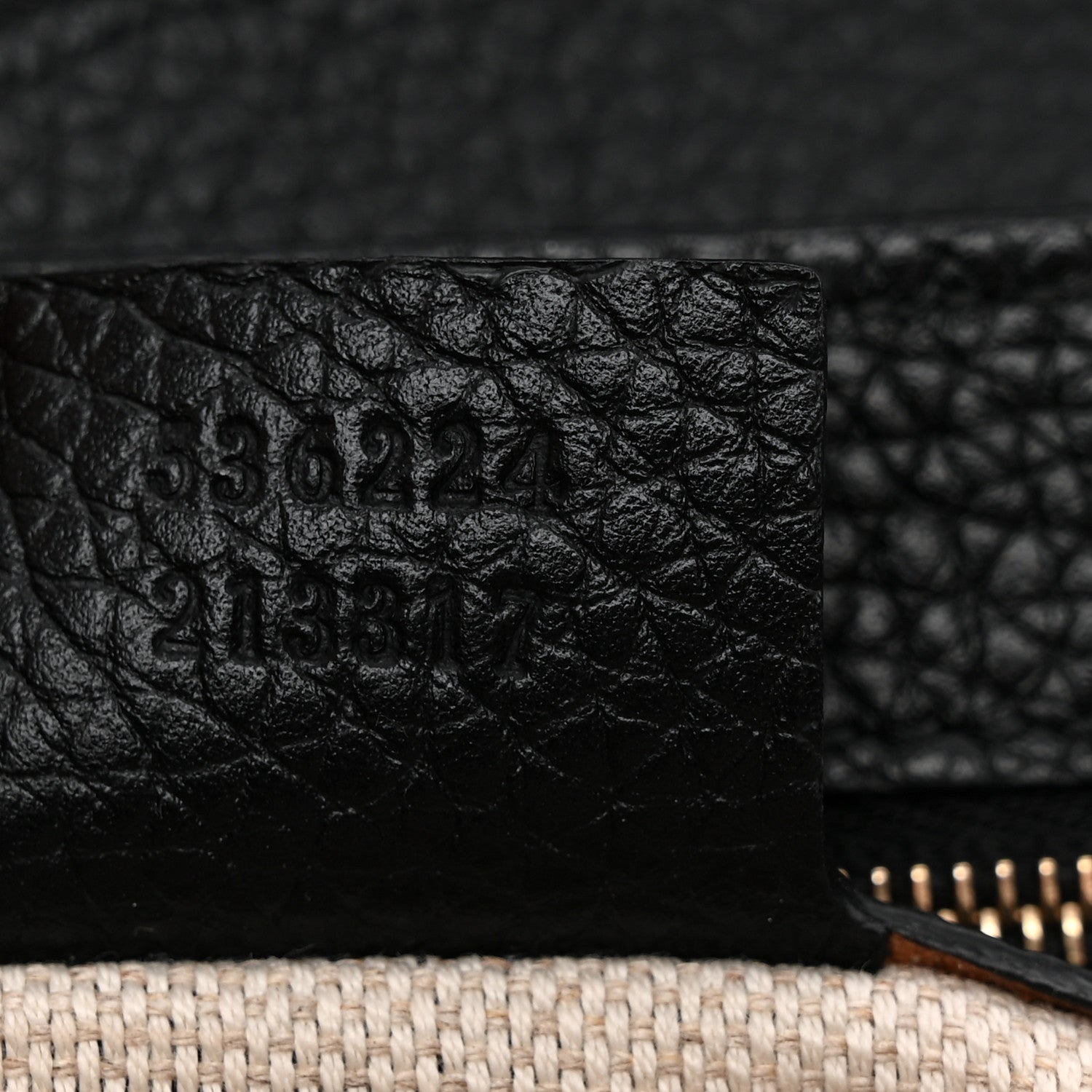 Gucci Pebbled Calfskin Medium Soho Flap Crossbody Black 7 of 12