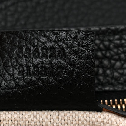 Gucci Pebbled Calfskin Medium Soho Flap Crossbody Black 7 of 12