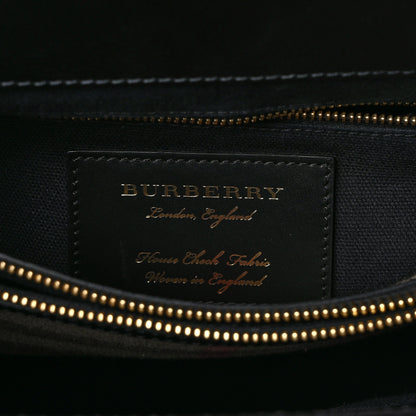 Burberry Derby Calfskin House Check Medium Camberley Black 6 of 18