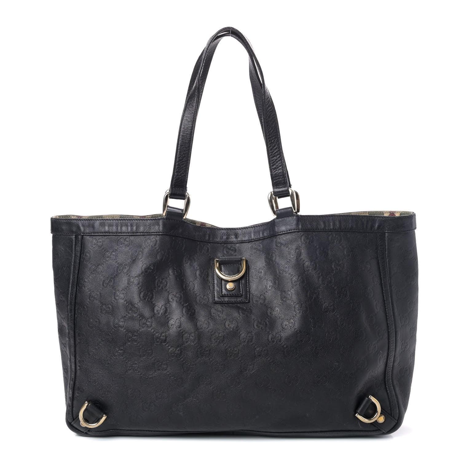 Gucci Guccissima Large Abbey Tote Black 1 of 6