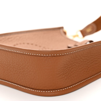 Hermes Taurillon Clemence Evelyne TPM Gold 10 of 11