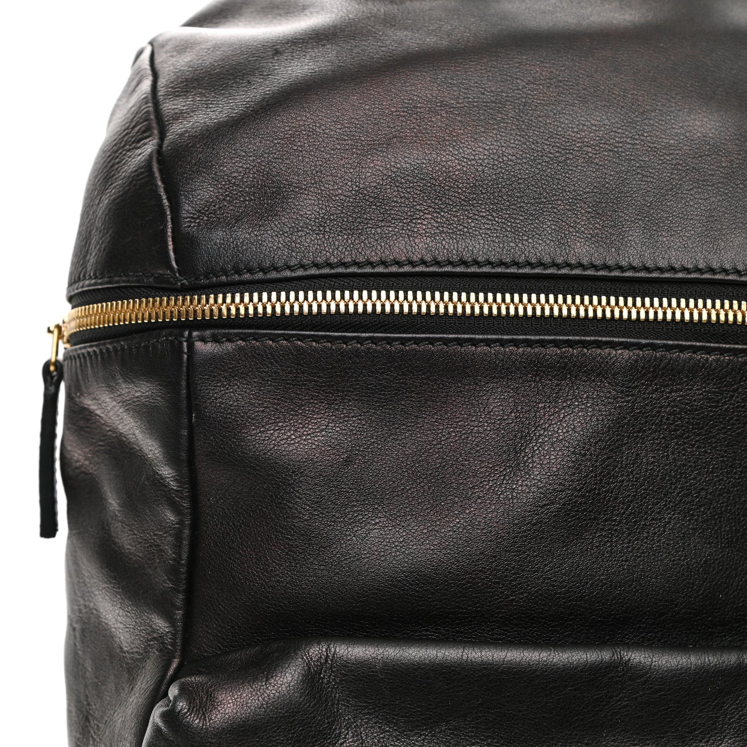 Salvatore Ferragamo Calfskin Nevada Gancini Backpack Black 10 of 11