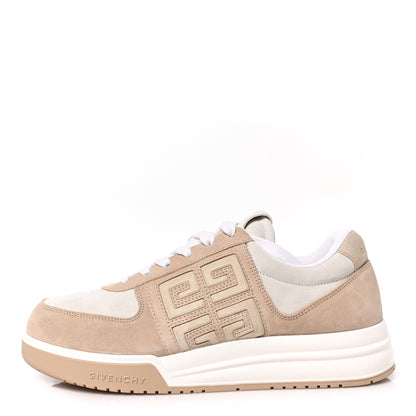Givenchy Suede 4G Logo Low Top Sneakers 43 Beige 1 of 8