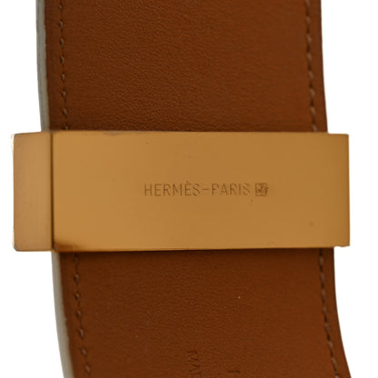 Hermes Epsom Collier De Chien CDC Bracelet S White 4 of 7