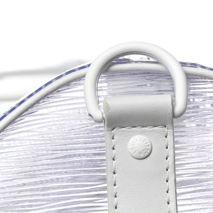 Louis Vuitton PVC Epi Embossed Wavy Keepall Bandouliere 50 White 7 of 9