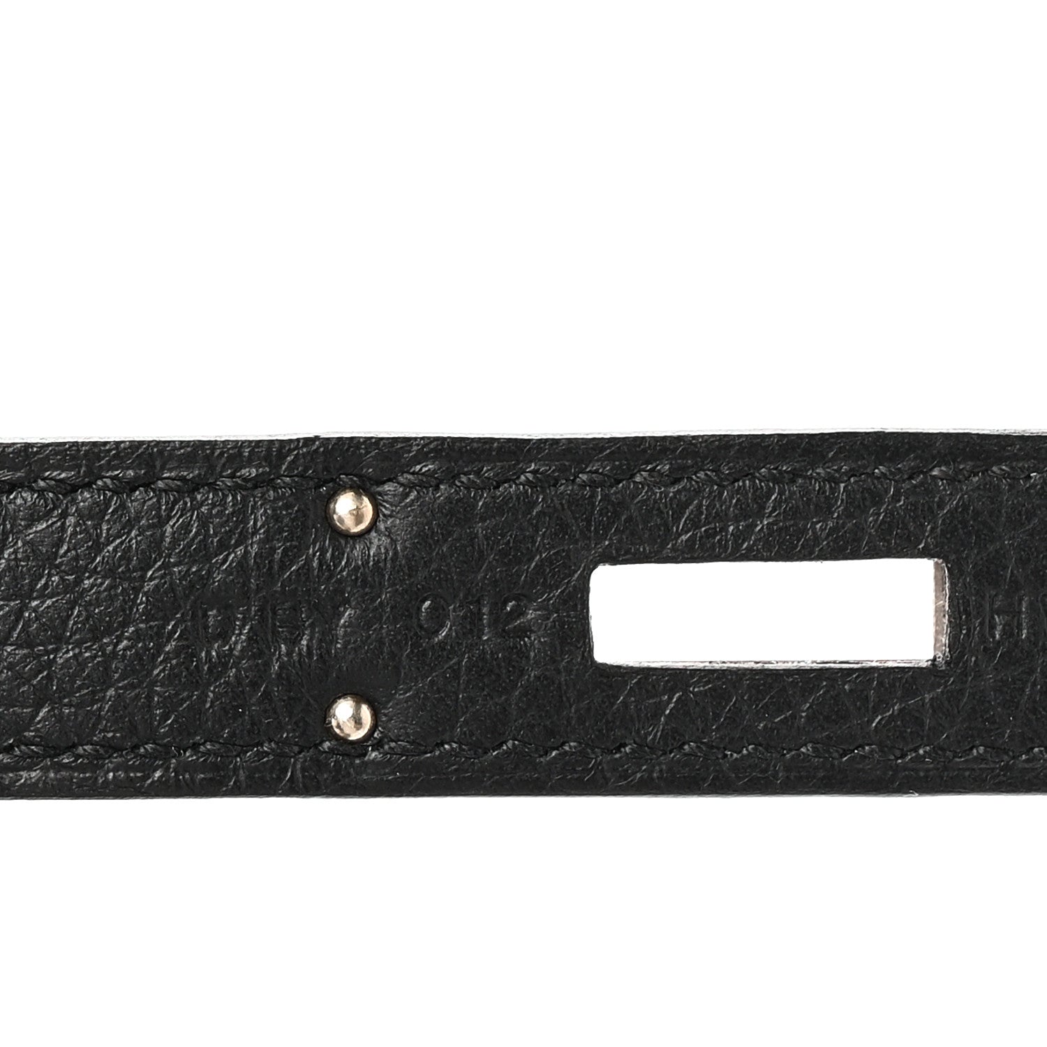 Hermes Taurillon Clemence Jypsiere 28 Black 7 of 10