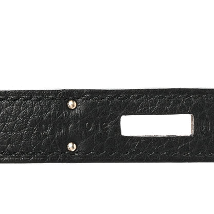 Hermes Taurillon Clemence Jypsiere 28 Black 7 of 10