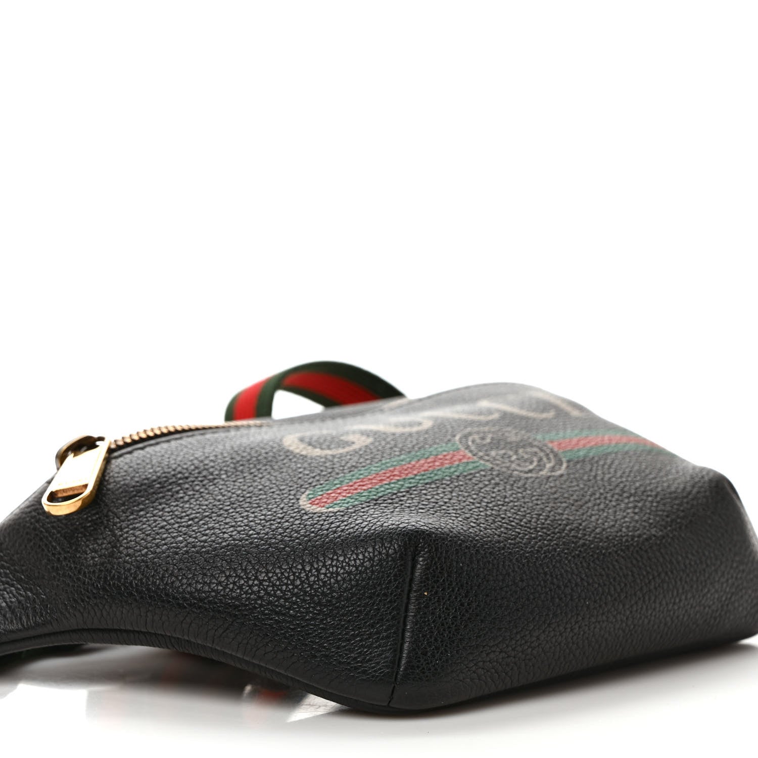 Gucci Grained Calfskin Small Logo Belt Bag Black 7 of 8