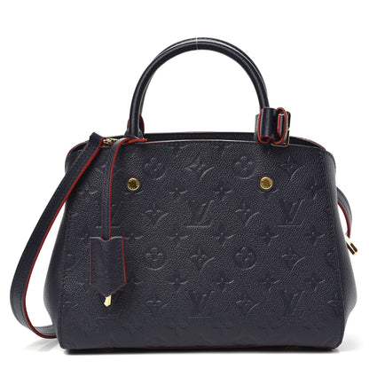 Louis Vuitton Empreinte Montaigne BB Marine Rouge 1 of 9