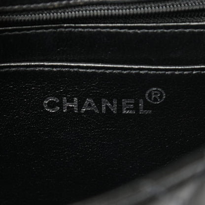 Chanel Glazed Calfskin Quilted Coco ID Chain Bag Black 6 of 15