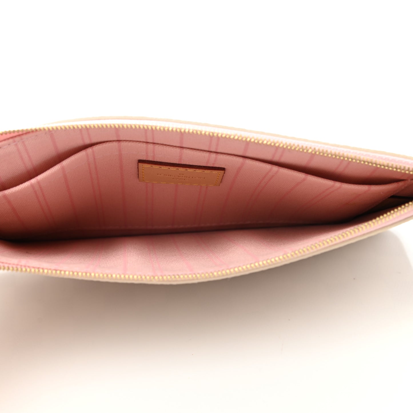 Damier Azur Neverfull MM GM Pochette Rose Ballerine