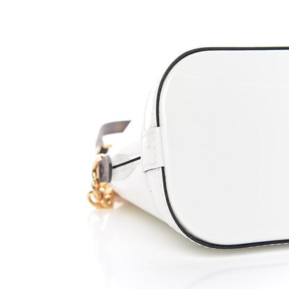 Louis Vuitton Patent Monogram Alma Mini Snow 11 of 13