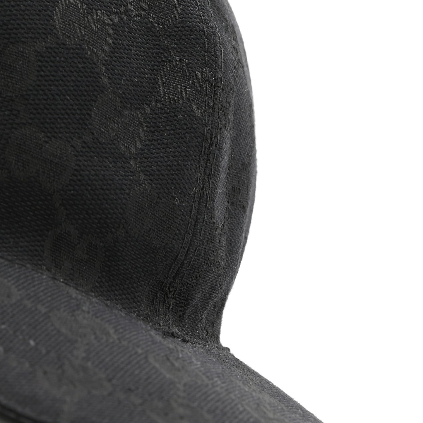 Monogram Web Baseball Hat M Black