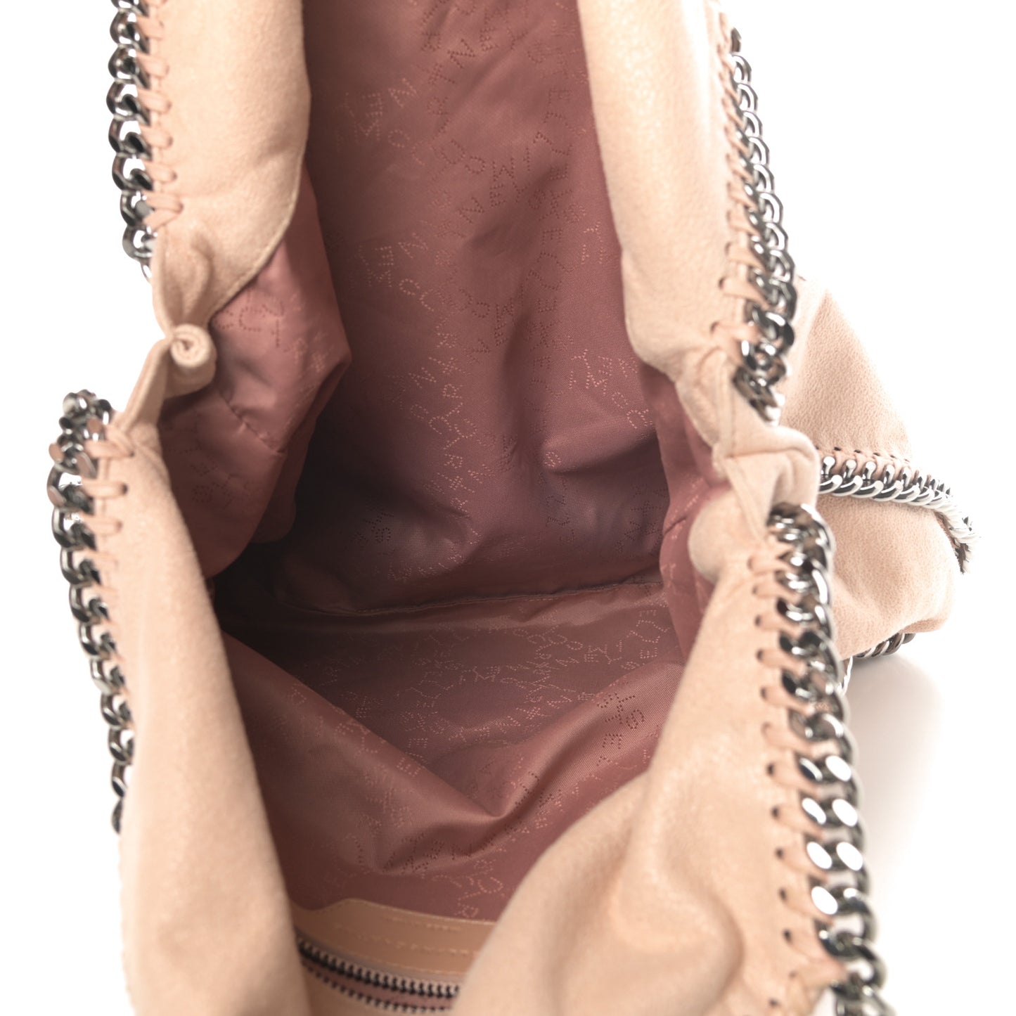 Shaggy Deer Small Falabella Tote Powder