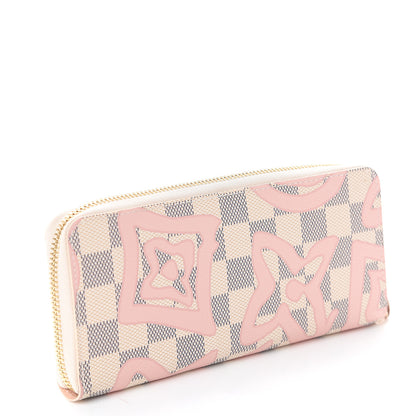 Louis Vuitton Damier Azur Tahitienne Clemence Wallet 2 of 5