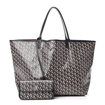 Goyard Goyardine Saint Louis Claire Voie GM Black Pink 1 of 10
