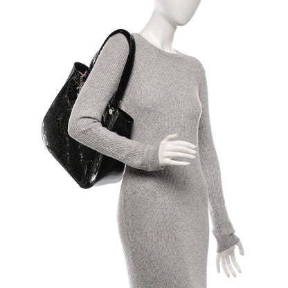 Chanel Patent Perforated CC N°5 Tote Black 2 of 8