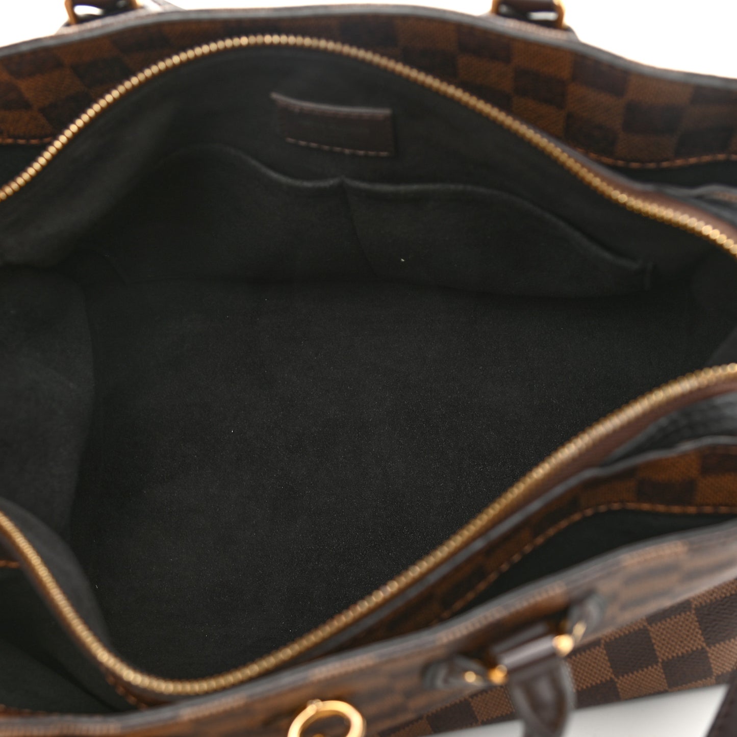 Cuir Taurillon Damier Ebene Normandy Black