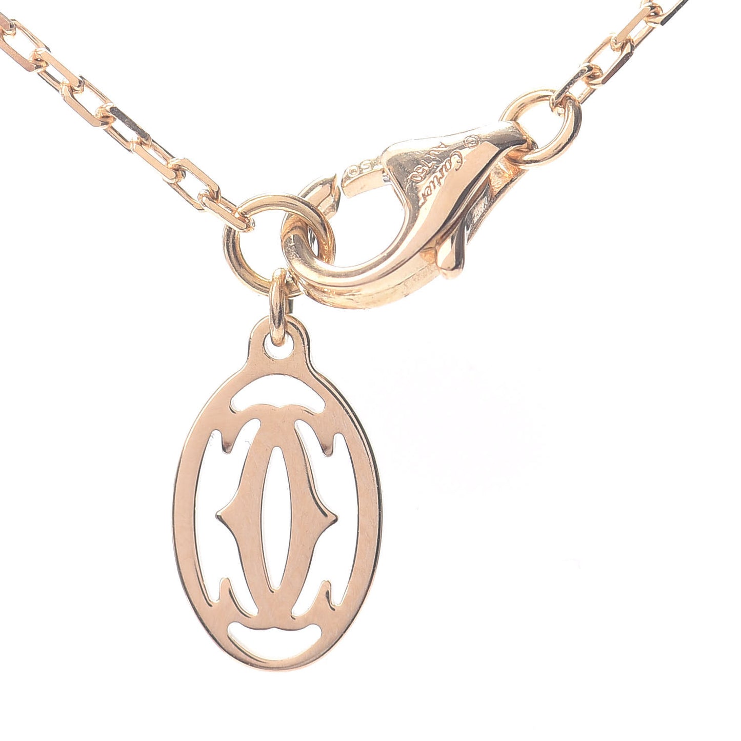 18K Yellow Gold Diamond SM D'Amour Pendant Necklace