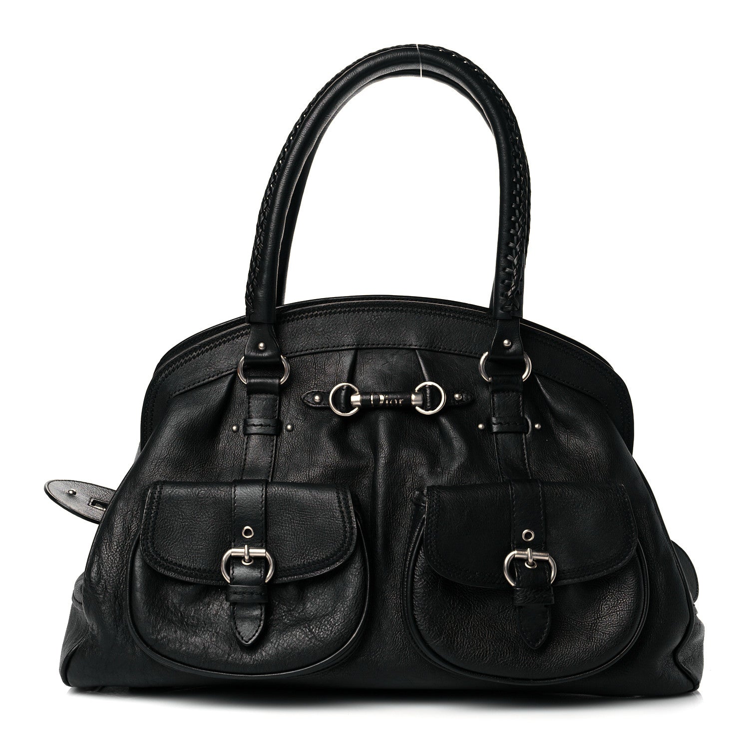 Christian Dior Calfskin My Dior Satchel Black 1 of 9