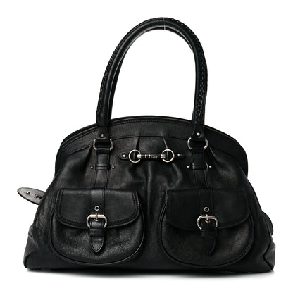 Christian Dior Calfskin My Dior Satchel Black 1 of 9