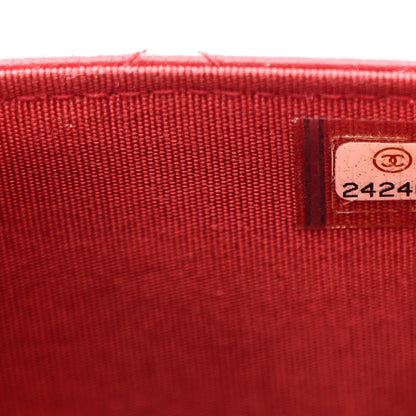 Chanel Lambskin Quilted Trendy CC Wallet On Chain WOC Red 8 of 13