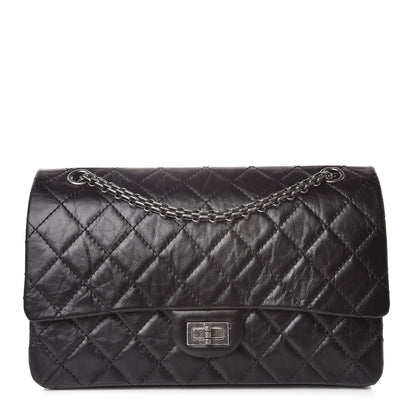 Chanel Aged Calfskin Quilted 2.55 Reissue 226 Flap Black 1 of 11