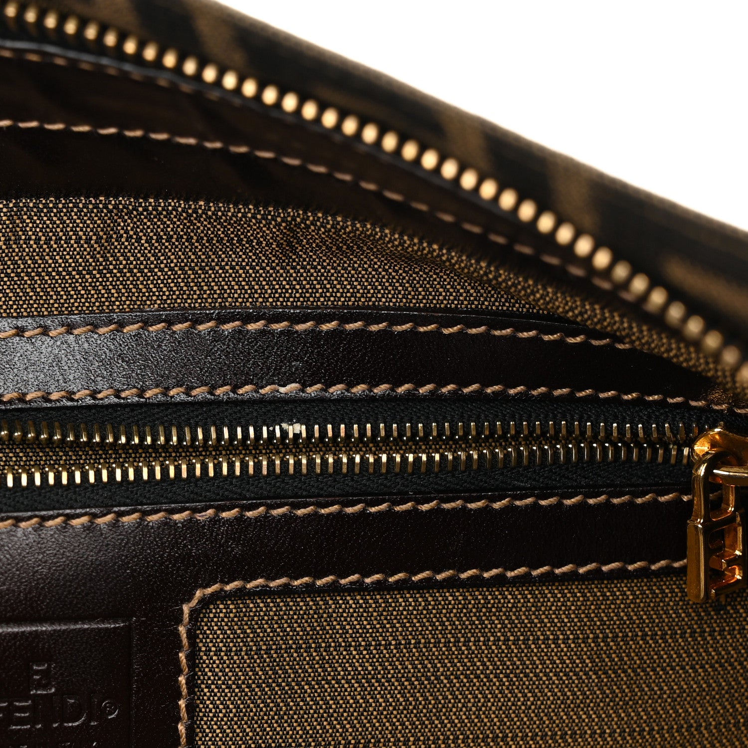 Fendi Zucca Shoulder Bag Tobacco 9 of 12