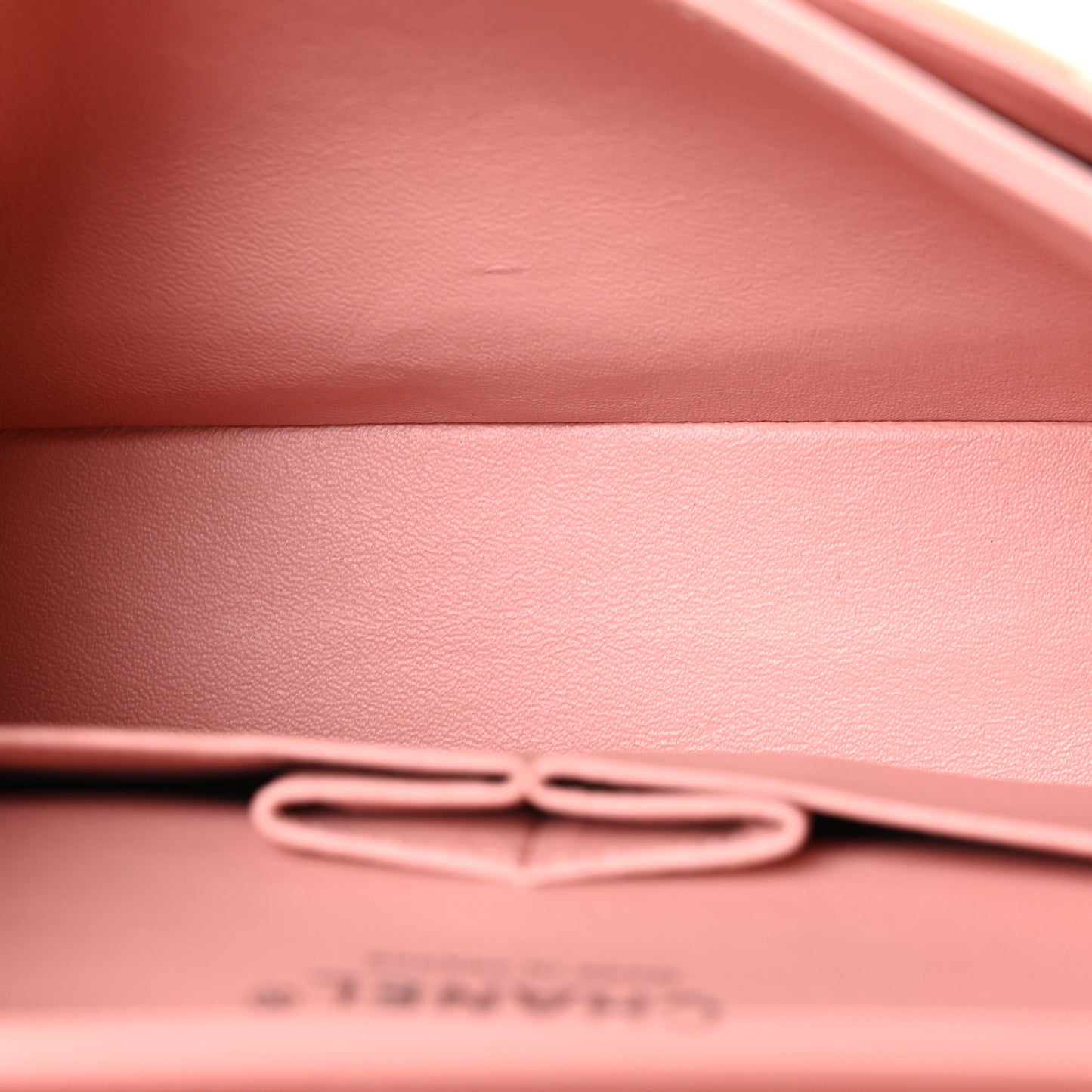 Patent Quilted Medium Double Flap Light Pink