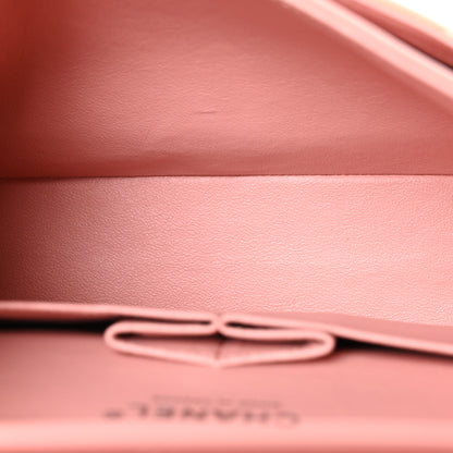 Chanel Patent Quilted Medium Double Flap Light Pink 5 of 12