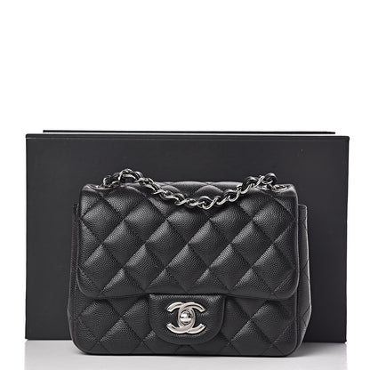 Chanel Caviar Quilted Mini Square Flap Black 15 of 15