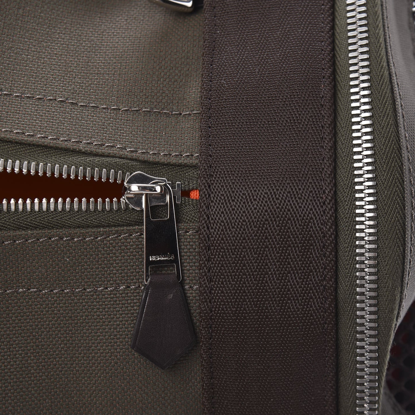 Fabric Carrying Dog Bag Kaki Feu