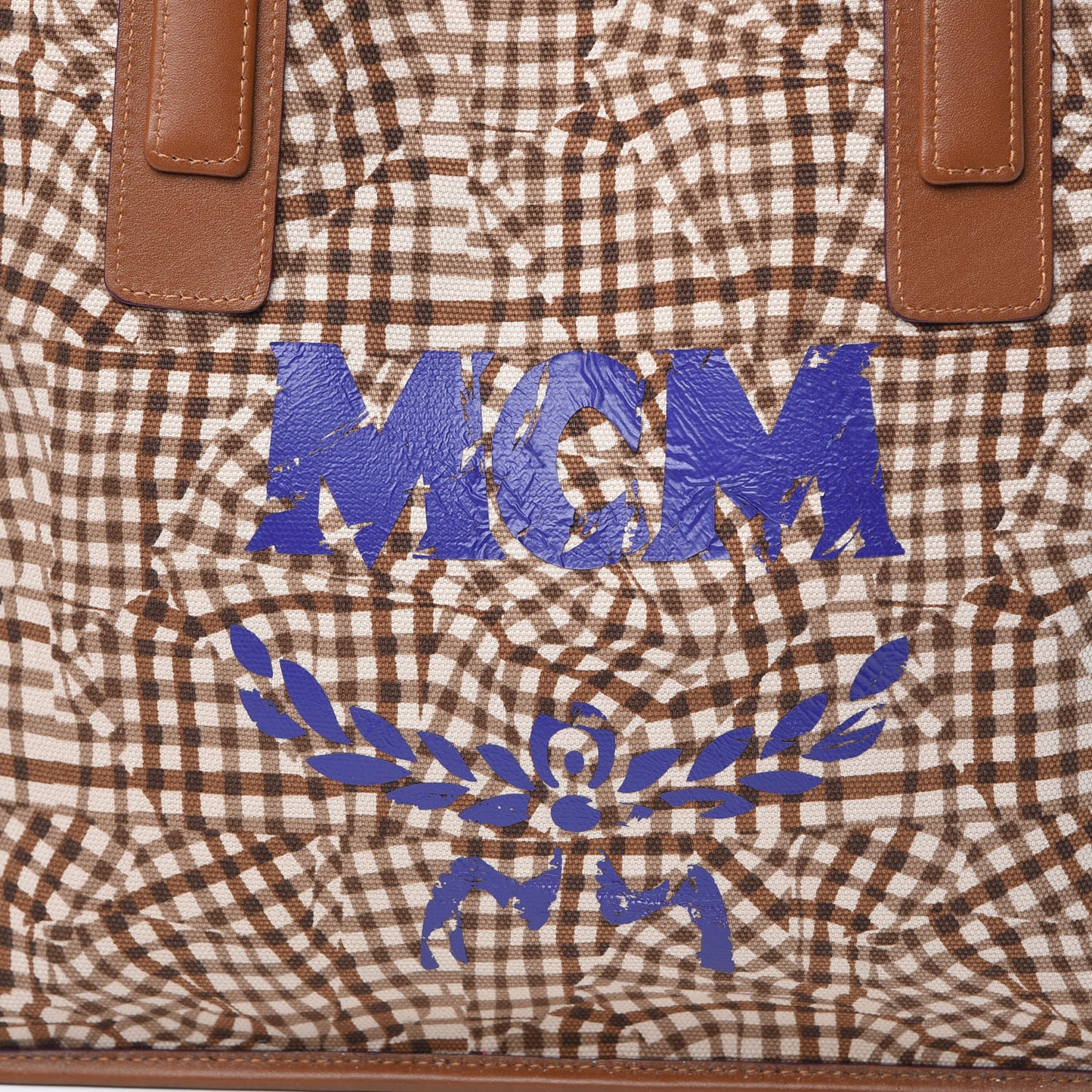 Visetos Medium Liz Reversible Shopper Tote Cognac
