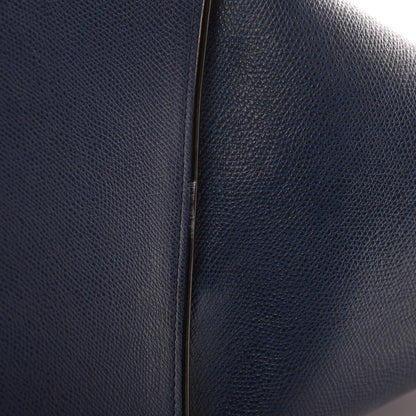 Celine Grained Calfskin Medium Phantom Luggage Indigo 15 of 21