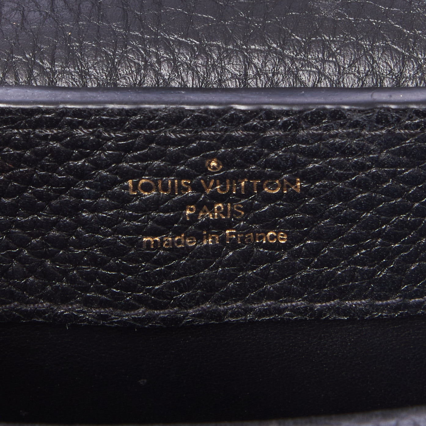 Louis Vuitton Taurillon Mini Capucines Black 7 of 7