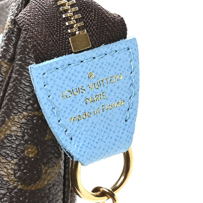 Louis Vuitton Monogram 2022 Christmas Animation Tokyo Mini Pochette Accessories Blue 6 of 8