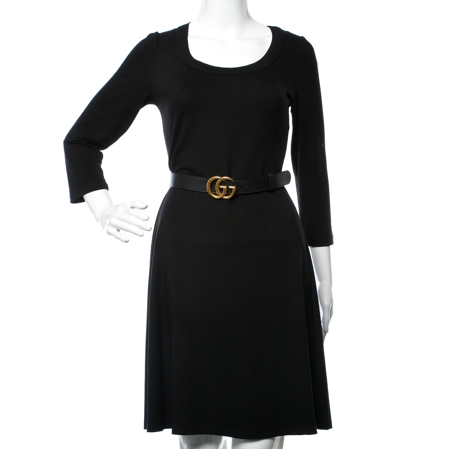Calfskin Double G 30mm Belt 90 36 Black