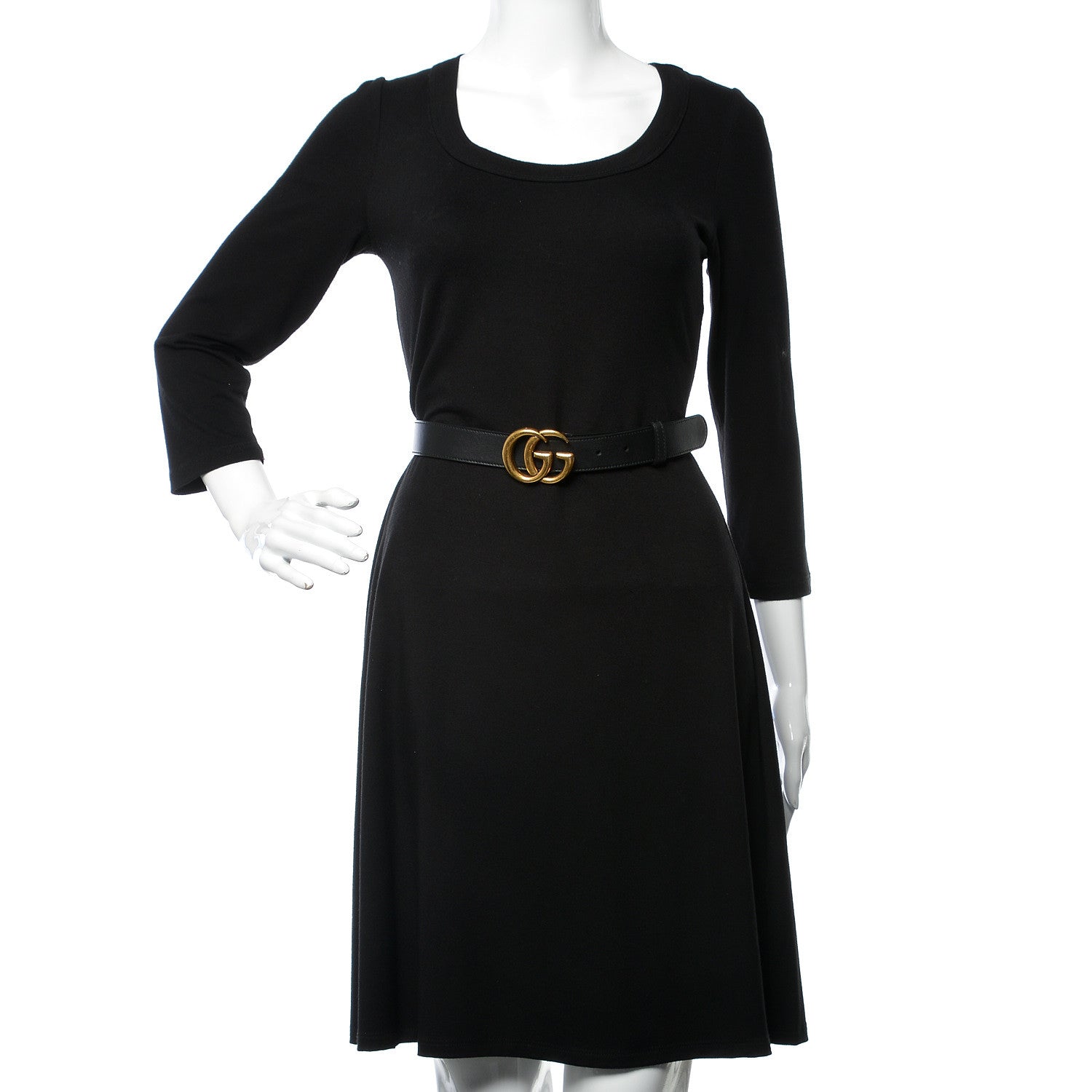 Gucci Calfskin Double G 30mm Belt 90 36 Black 3 of 13