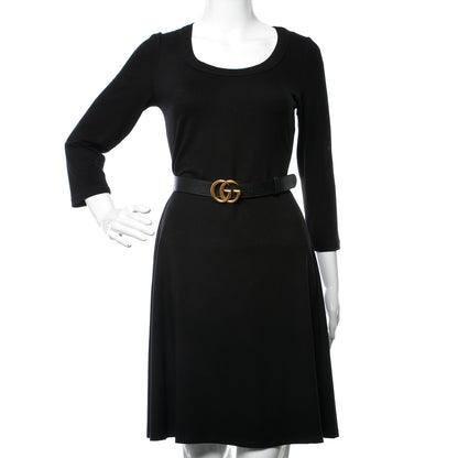 Gucci Calfskin Double G 30mm Belt 90 36 Black 3 of 13