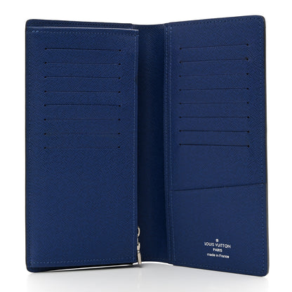 Louis Vuitton Taigarama Brazza Wallet NM Cobalt 5 of 6