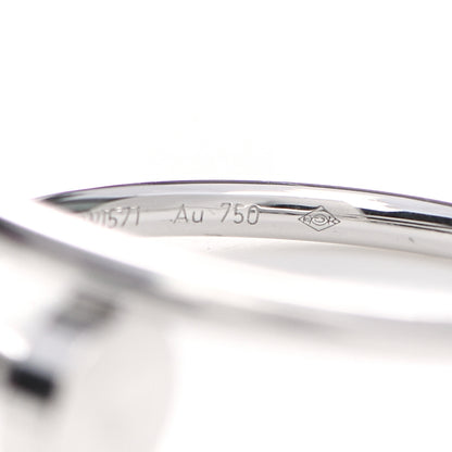 Cartier 18K White Gold Small Juste Un Clou Ring 55 7.25 5 of 6
