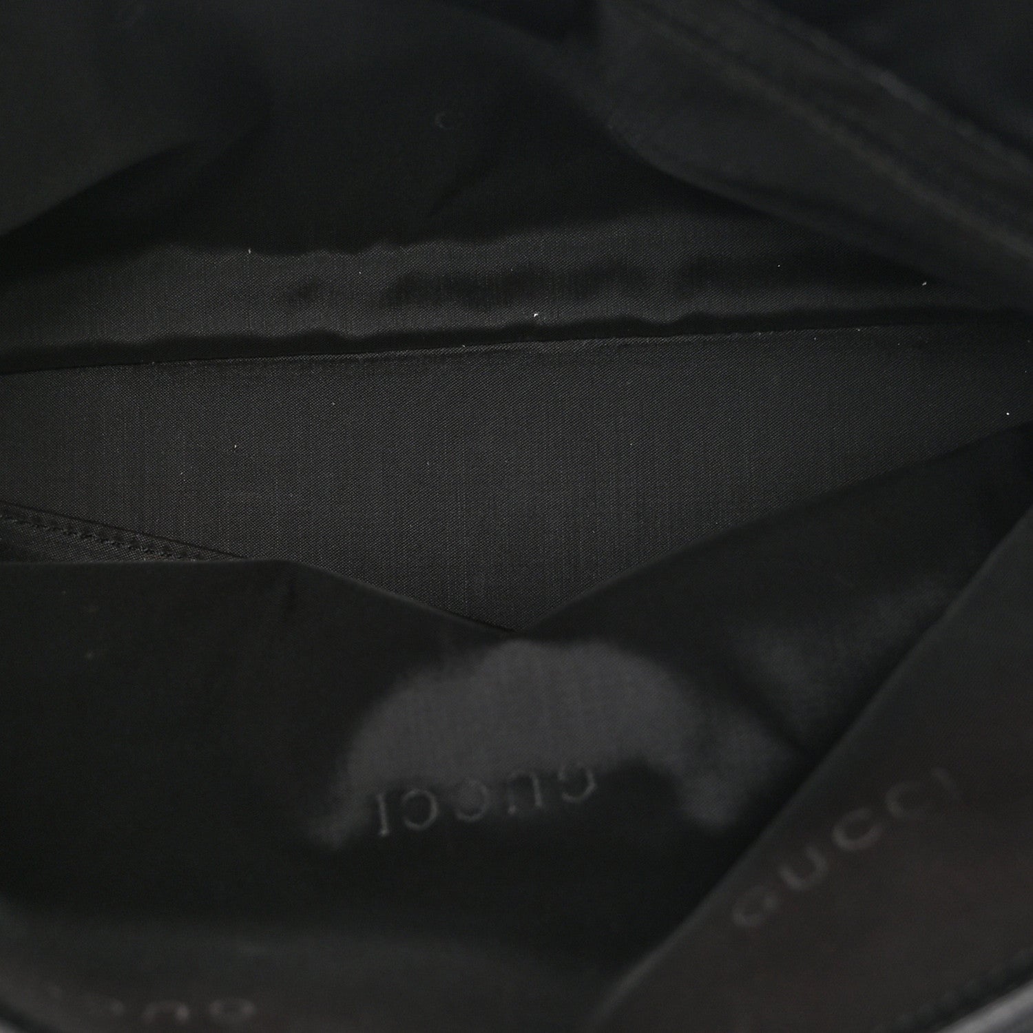 Gucci Nylon Bamboo Handle Bag Black 5 of 12